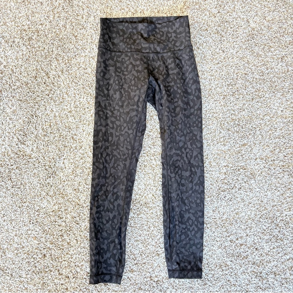lululemon athletica Black Patterned Leggings